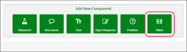 This image shows the Advanced Component in the Add New Component bar.