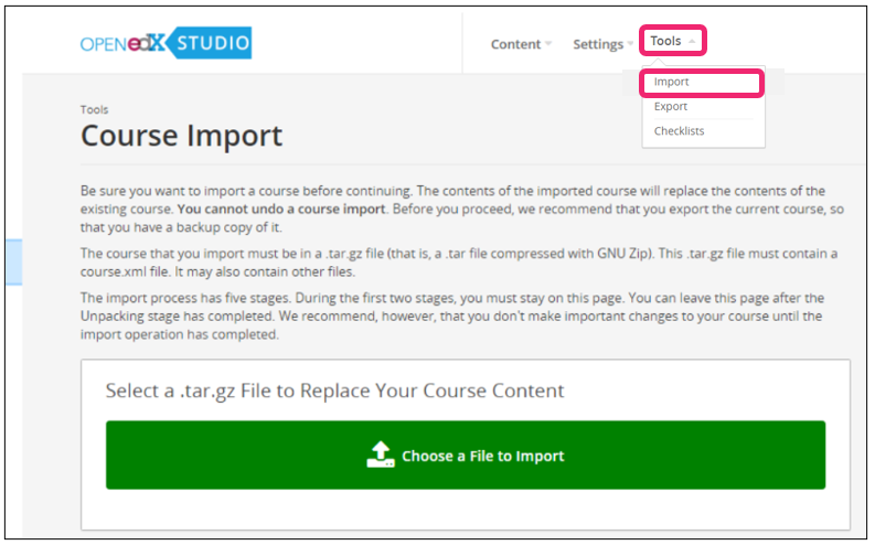 This shows how to import zip file to studio.