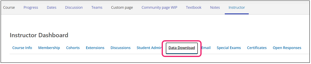 data download button