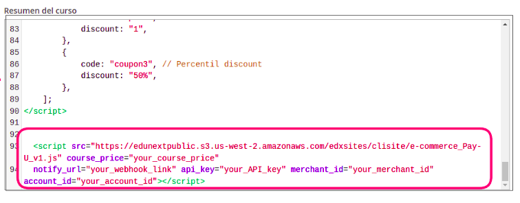 Enter details to your code in this section.